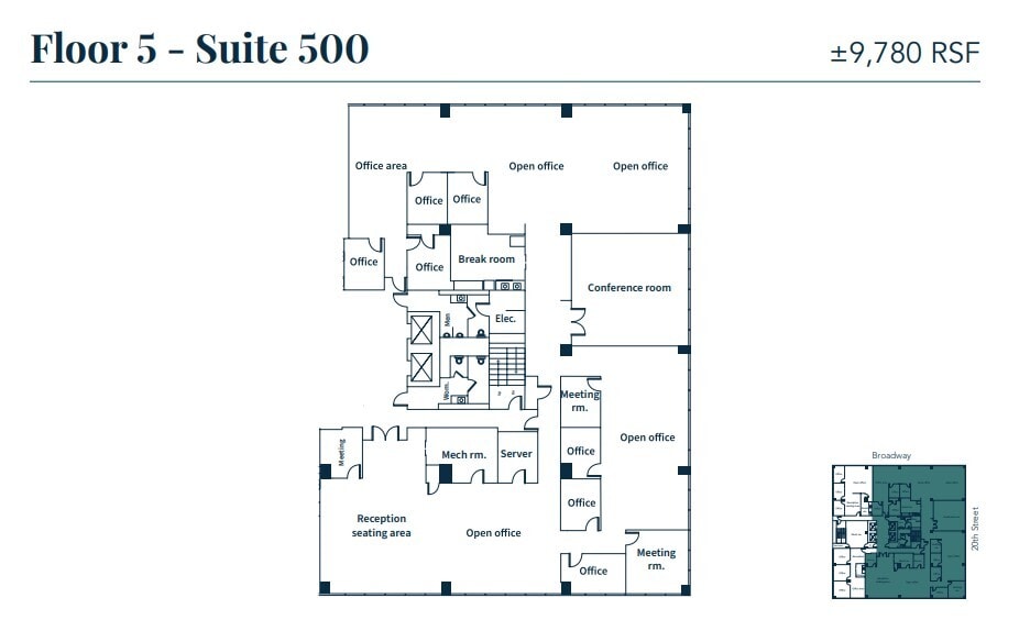 1970 Broadway, Oakland, CA for lease Floor Plan- Image 1 of 1