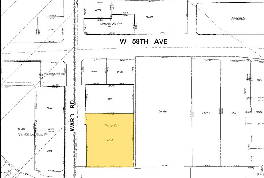 5730 Ward Rd, Arvada, CO for sale - Plat Map - Image 1 of 1