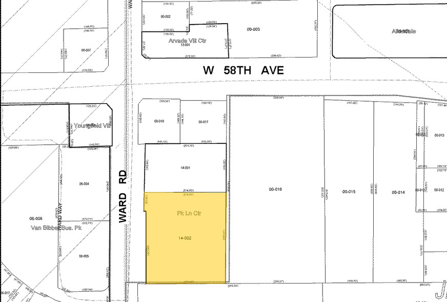 5730 Ward Rd, Arvada, CO for lease - Plat Map - Image 2 of 7