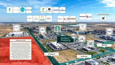 18300 E 66th Ave, Denver, CO - AERIAL map view