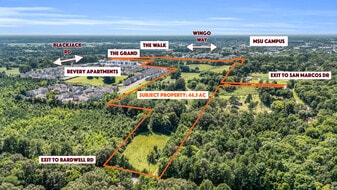 44.5 acres At the Gates of Mississippi State - Parking Garage