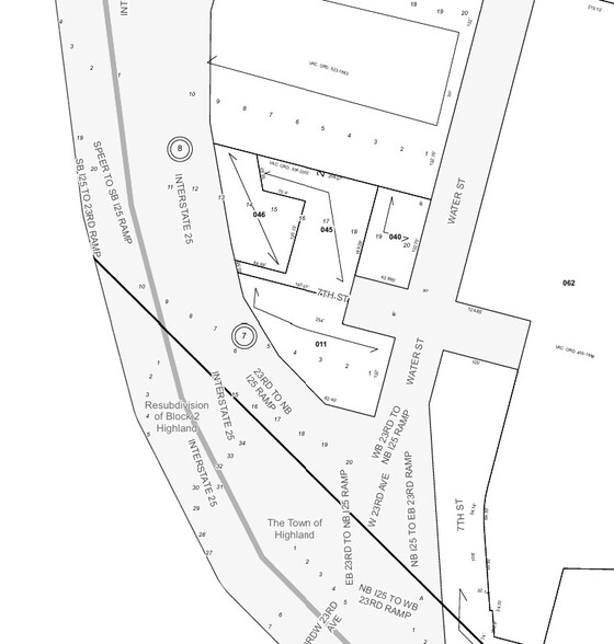 695 Water St, Denver, CO for sale - Plat Map - Image 3 of 3