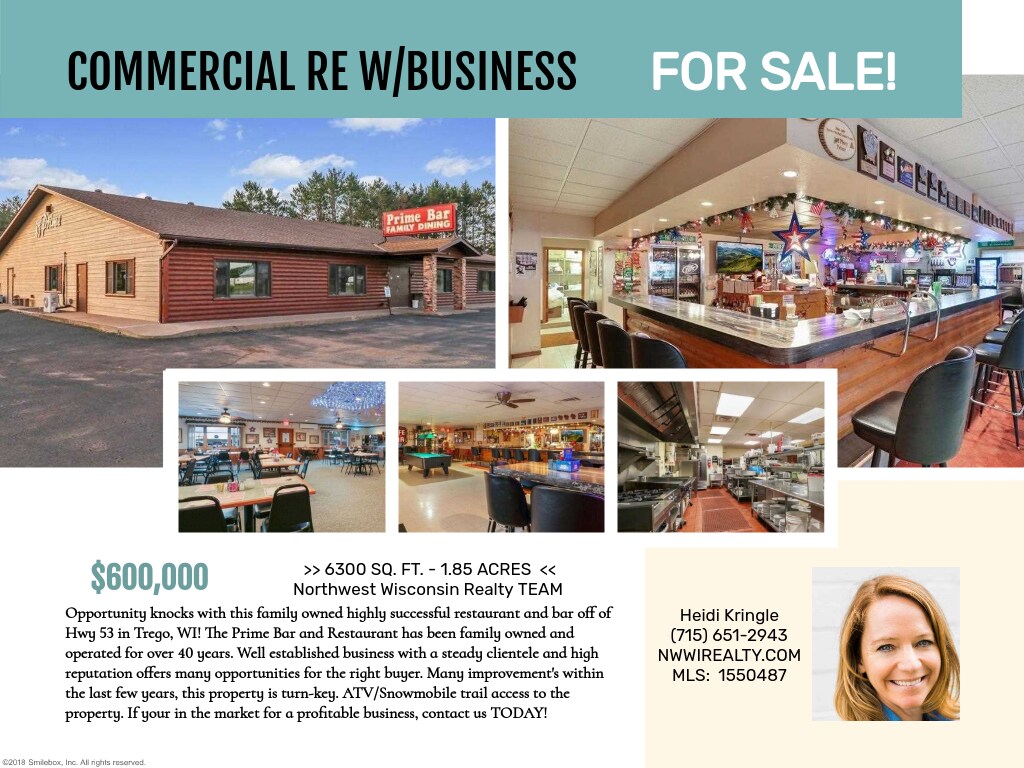 7294 & 7288 Service  Rd, Trego, WI for sale Building Photo- Image 1 of 1