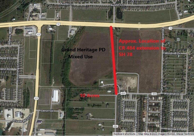 10332 County Road 484, Lavon, TX 75166 Land for Sale