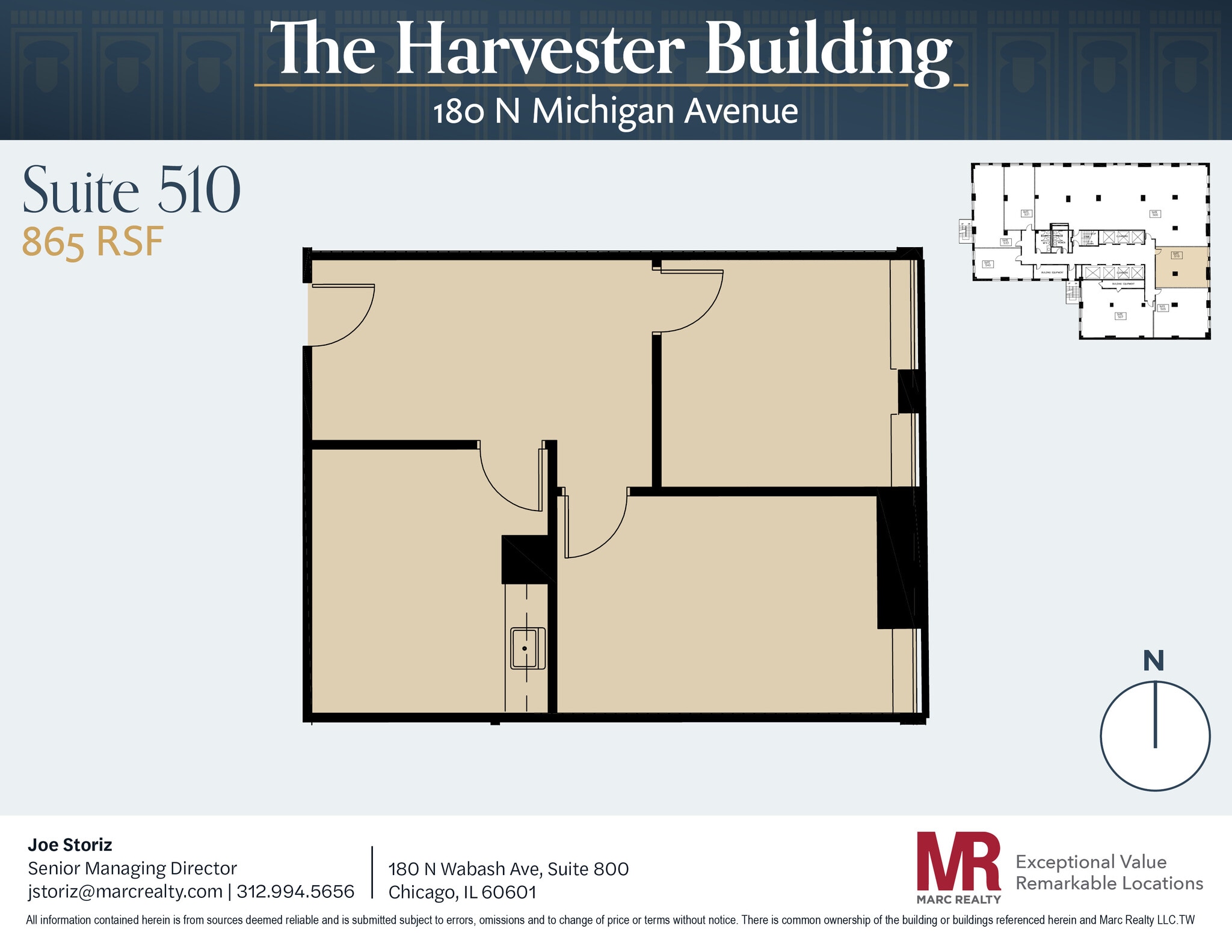 180 N Michigan Ave, Chicago, IL for lease Floor Plan- Image 1 of 5