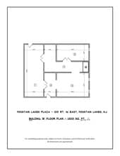 100 Rt 46 East, Mountain Lakes, NJ for lease Floor Plan- Image 1 of 1