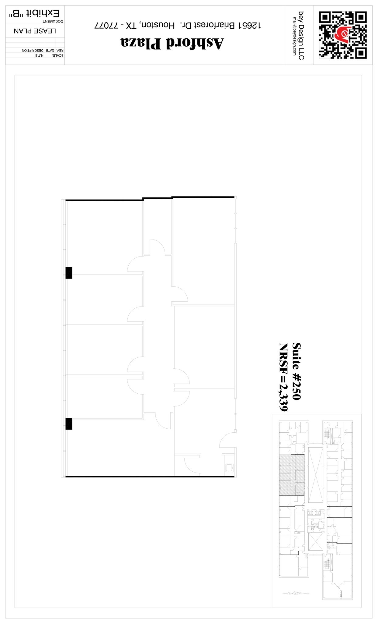 12651 Briar Forest Dr, Houston, TX for lease Site Plan- Image 1 of 1