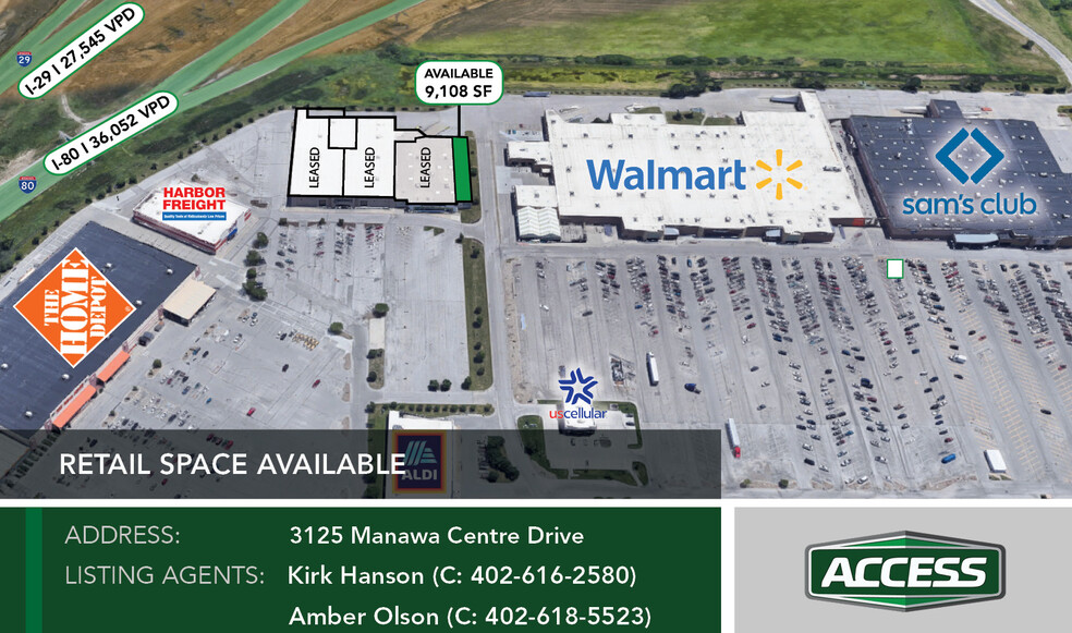 3101-3221 Manawa Centre Dr, Council Bluffs, IA for lease - Building Photo - Image 1 of 6