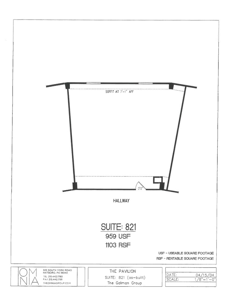 261 Old York Rd, Jenkintown, PA for lease Floor Plan- Image 1 of 1