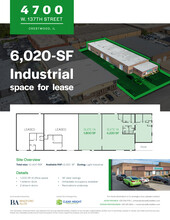 4700 W 137th St, Crestwood, IL for lease Floor Plan- Image 1 of 1