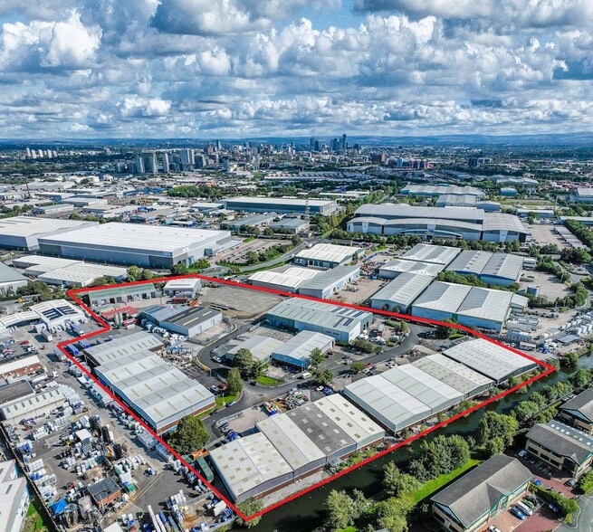 Severnside Trading Estate, Manchester for lease - Aerial - Image 2 of 12