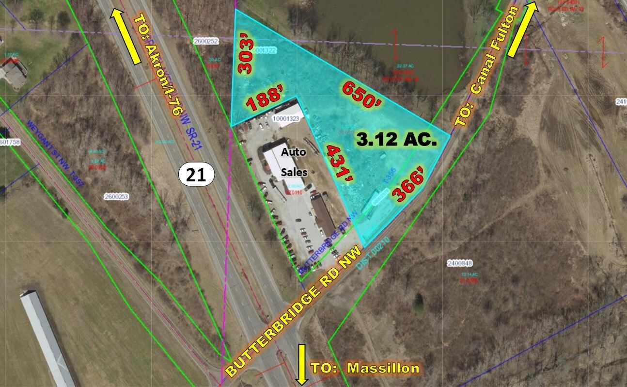 5315 NW Butterbridge Rd, Canal Fulton, OH for sale Aerial- Image 1 of 1