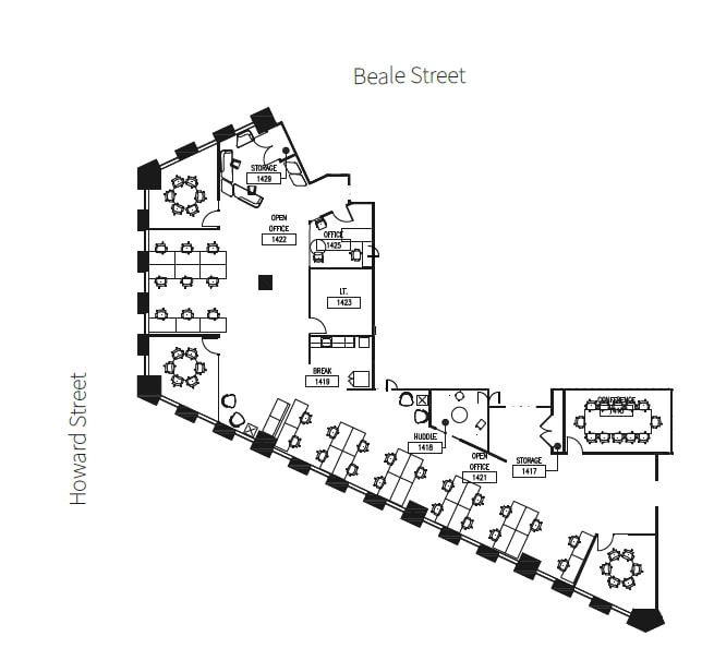 201 Mission St, San Francisco, CA for lease Floor Plan- Image 1 of 1