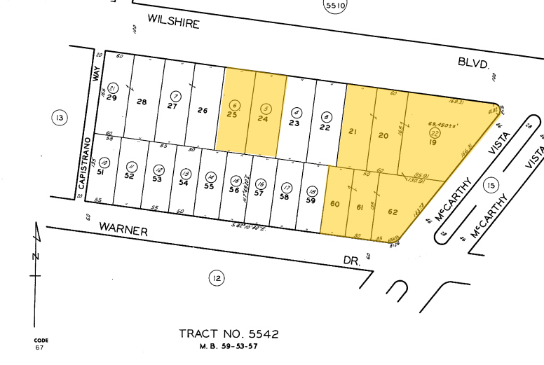 6300 Wilshire Blvd, Los Angeles, CA for lease - Plat Map - Image 2 of 12