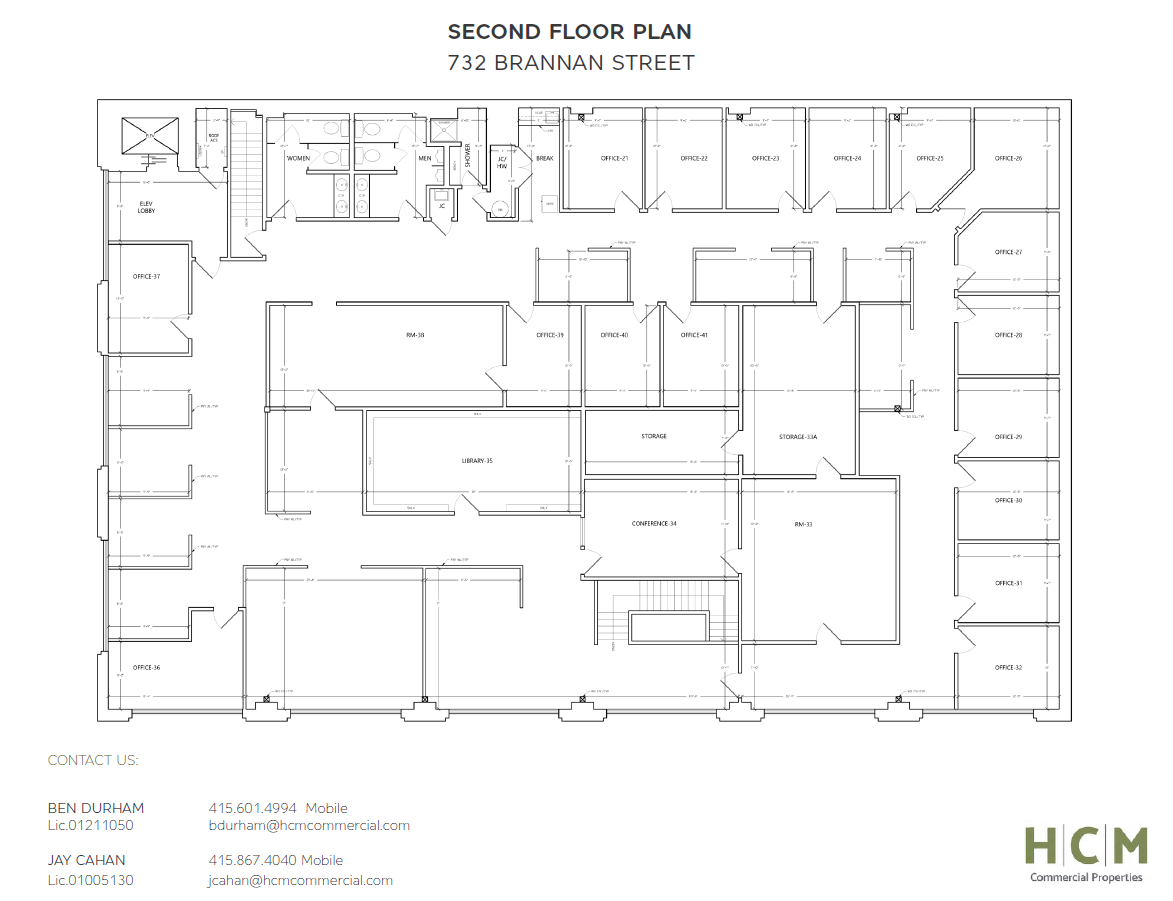 732 Brannan St, San Francisco, CA for lease Floor Plan- Image 1 of 1