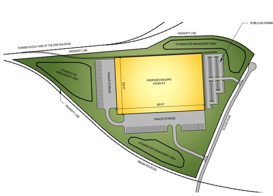 McAlpine St & Boylan Dr, Duryea, PA for lease Site Plan- Image 1 of 4