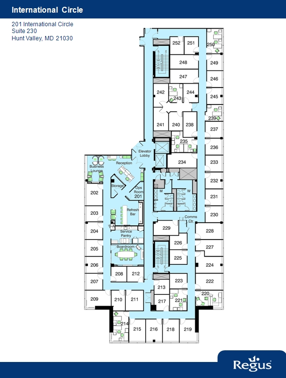 201 International Cir, Hunt Valley, MD for lease Floor Plan- Image 1 of 1