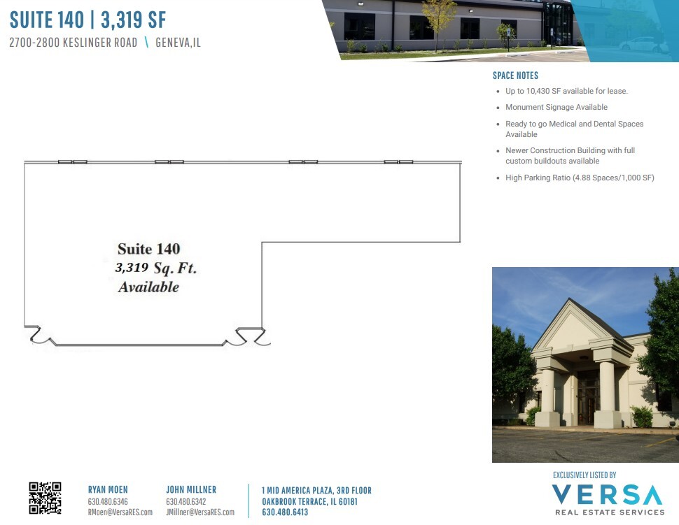 2800 Keslinger Rd, Geneva, IL for lease Floor Plan- Image 1 of 2