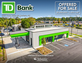 TD Bank - Raleigh-Durham, NC - NNN Property