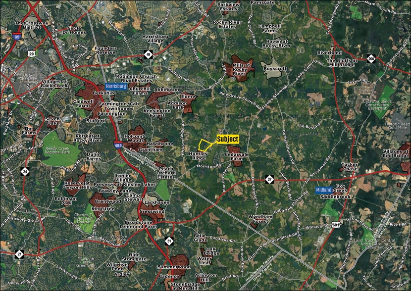 Lower Rocky River Rd, Concord, NC for sale - Building Photo - Image 1 of 2