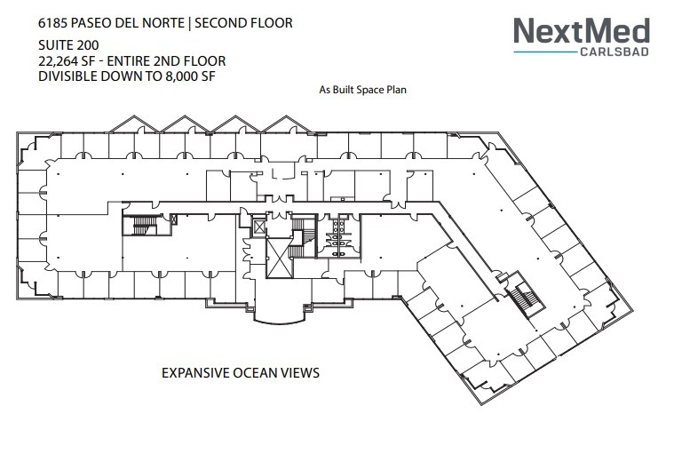 6183 Paseo del Norte, Carlsbad, CA for lease Floor Plan- Image 1 of 1