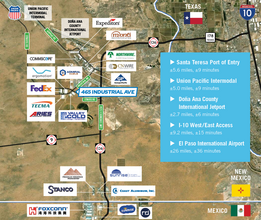 465 Industrial Ave, Santa Teresa, NM for lease Map- Image 2 of 6