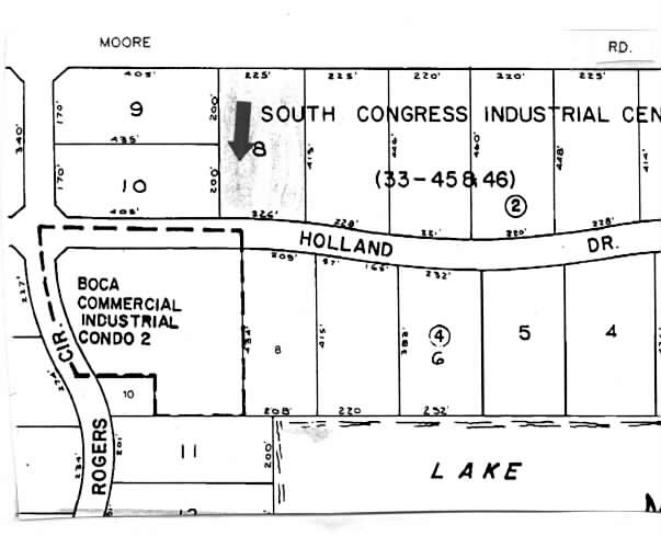 1161 Holland Dr, Boca Raton, FL for lease - Plat Map - Image 3 of 3