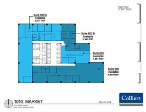 1010 Market St, Saint Louis, MO for lease Floor Plan- Image 1 of 1