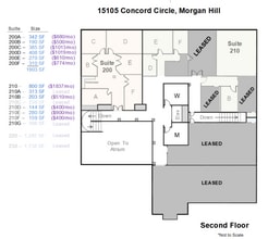 15105 Concord Cir, Morgan Hill, CA for lease Floor Plan- Image 1 of 1