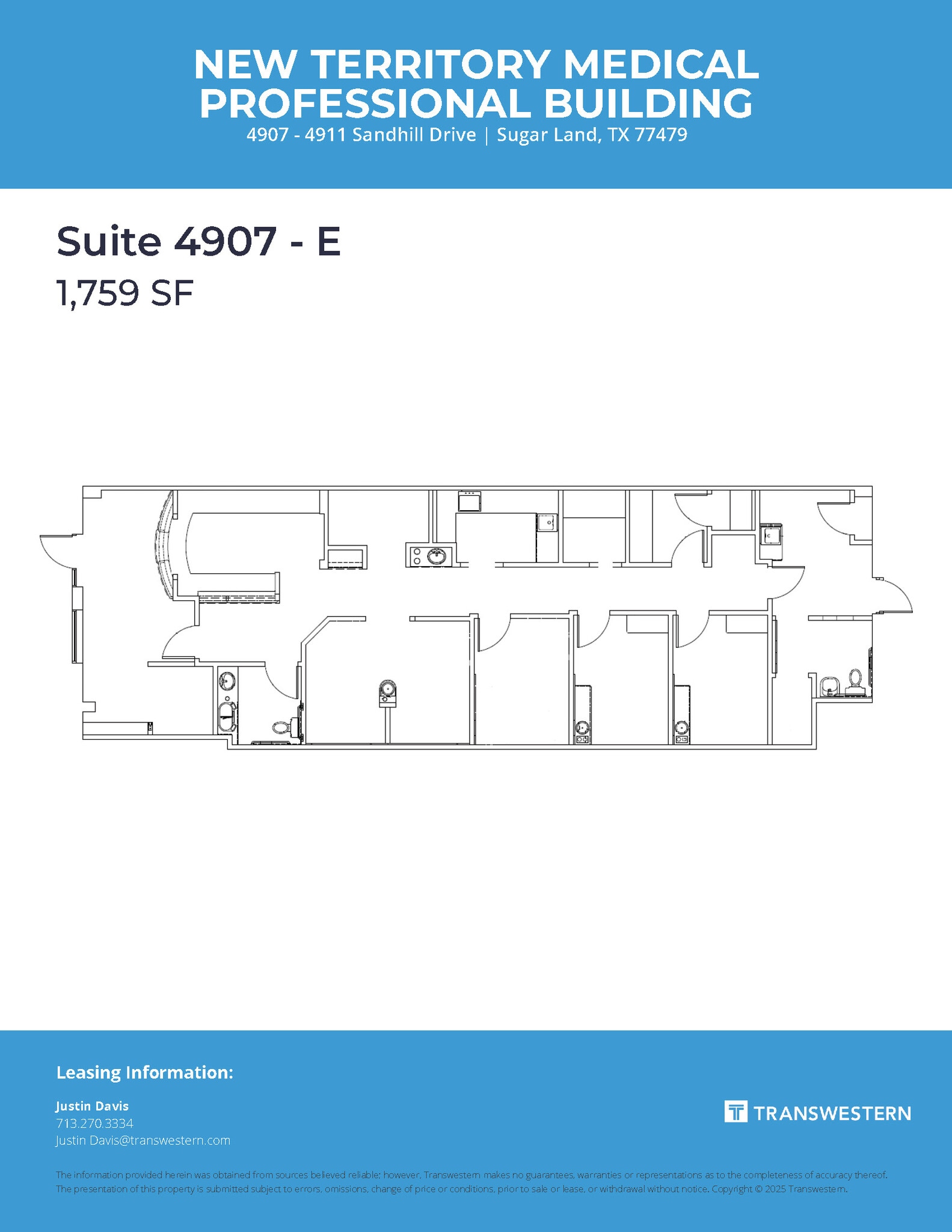 4907 Sandhill Dr, Sugar Land, TX for lease Floor Plan- Image 1 of 3