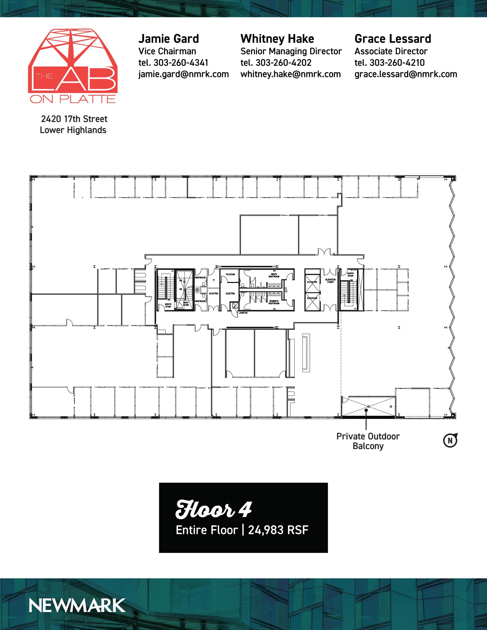 2420 17th St, Denver, CO for lease Floor Plan- Image 1 of 2