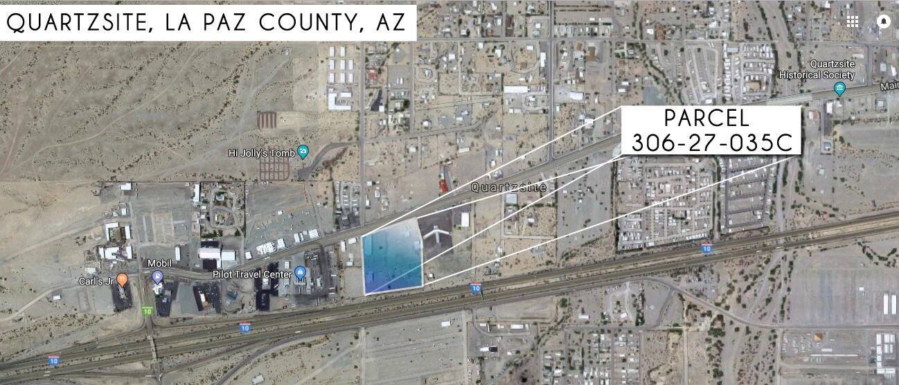 1035 W Main St, Quartzsite, AZ for sale Aerial- Image 1 of 1