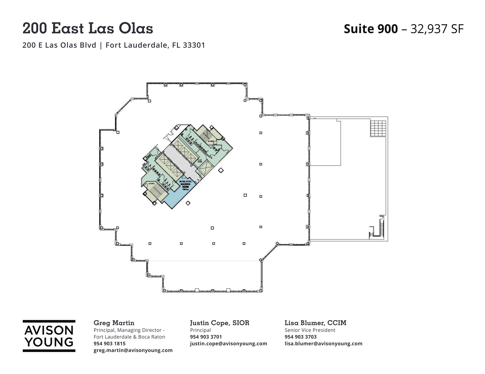 200 E Las Olas Blvd, Fort Lauderdale, FL for lease Site Plan- Image 1 of 1