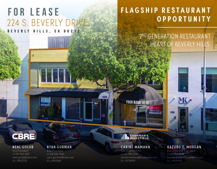 226 S Beverly Dr, Beverly Hills, CA for lease - Building Photo - Image 1 of 20