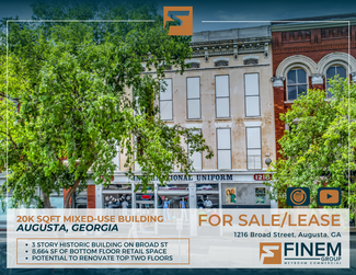 More details for 1216-1218 Broad St, Augusta, GA - Retail for Sale