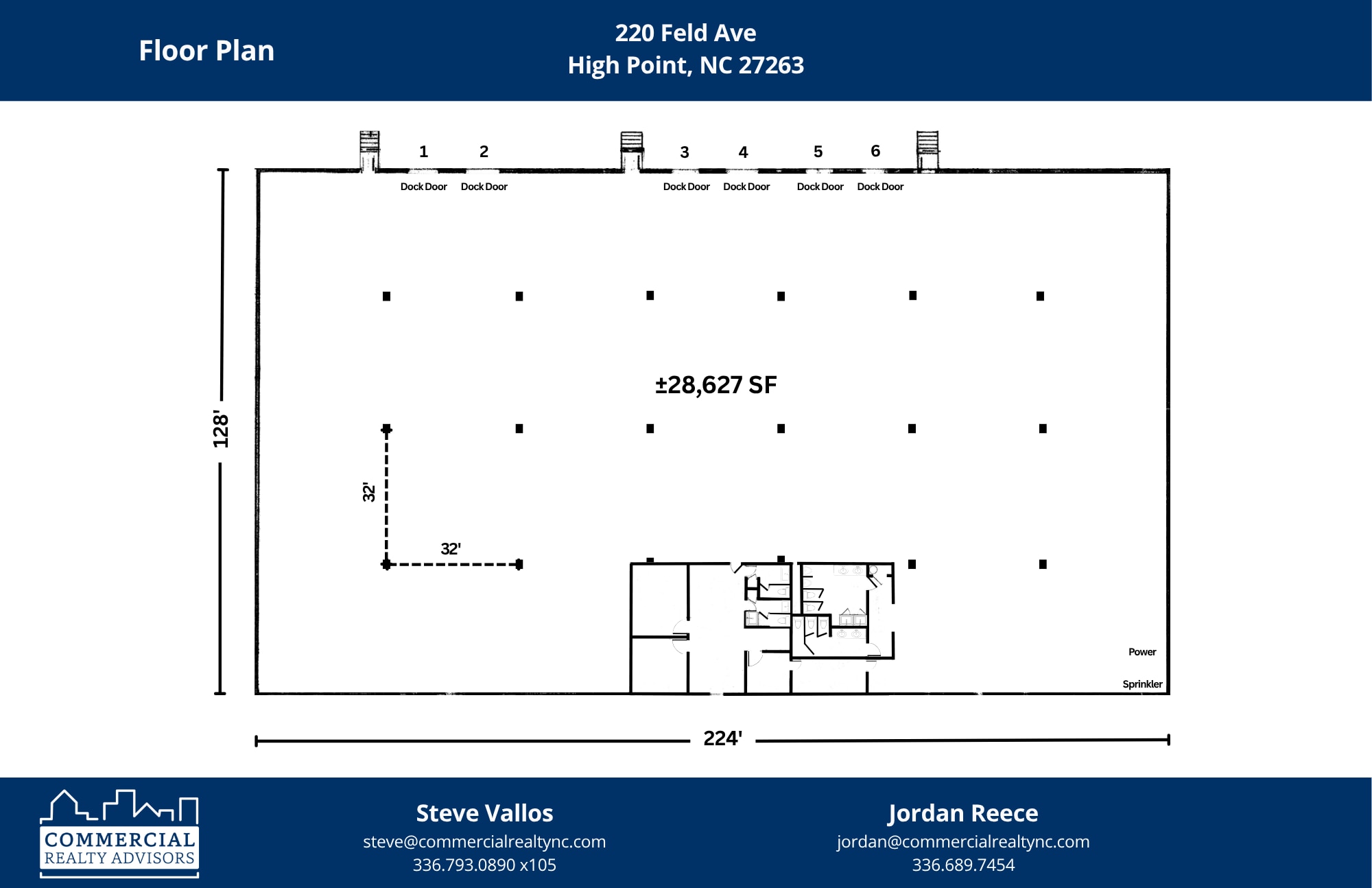 220 Feld Ave, High Point, NC for lease Floor Plan- Image 1 of 1