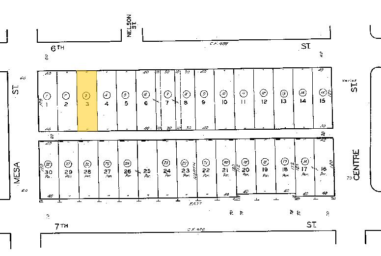 381-385 W 6th St, San Pedro, CA for lease - Plat Map - Image 2 of 13