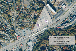 6100 Richmond Hwy, Alexandria, VA - aerial  map view