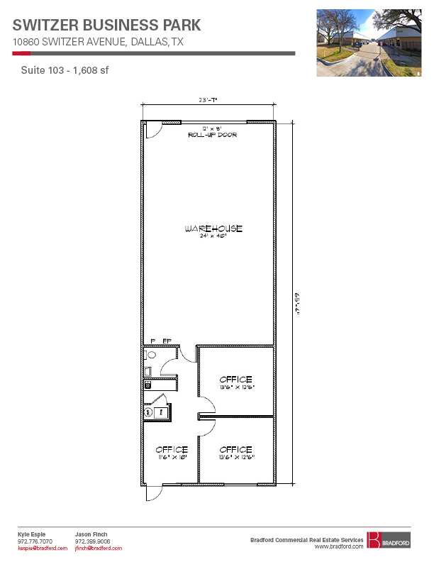 10930 Switzer Ave, Dallas, TX for lease Floor Plan- Image 1 of 1