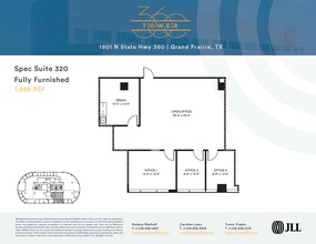 1901 N State Highway 360, Grand Prairie, TX for lease Floor Plan- Image 1 of 2