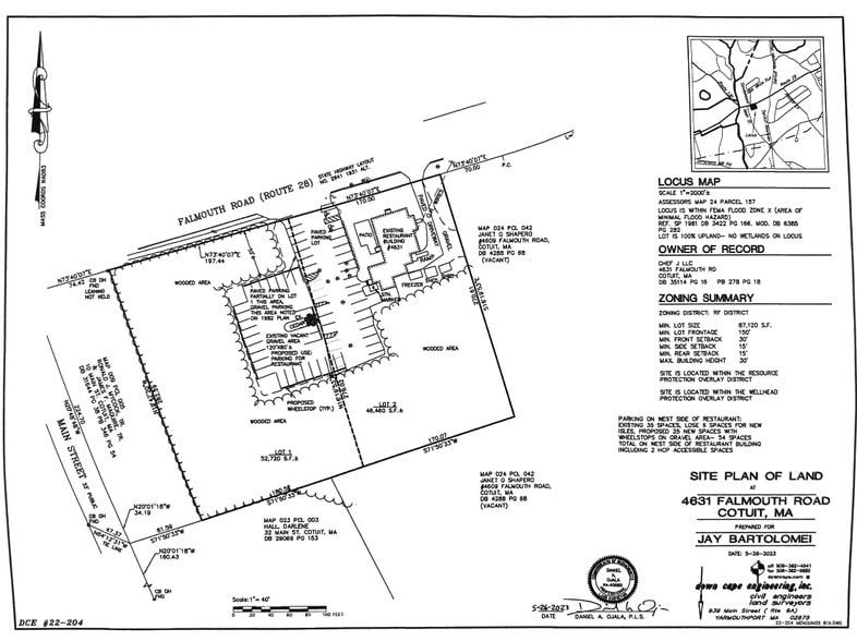 4631 Falmouth Rd, Cotuit, MA for sale - Site Plan - Image 2 of 50