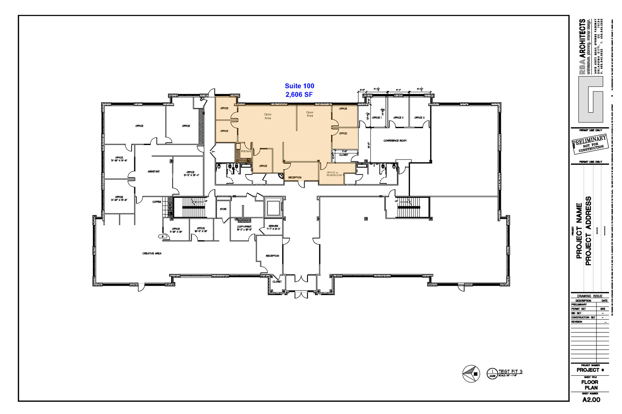 2900 S Telephone Rd, Moore, OK for lease Floor Plan- Image 1 of 1