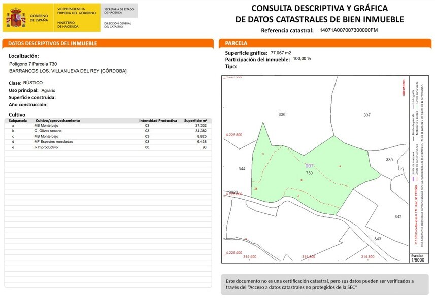 Parcela, 7, Villanueva del Rey, Córdoba for sale - Building Photo - Image 3 of 11