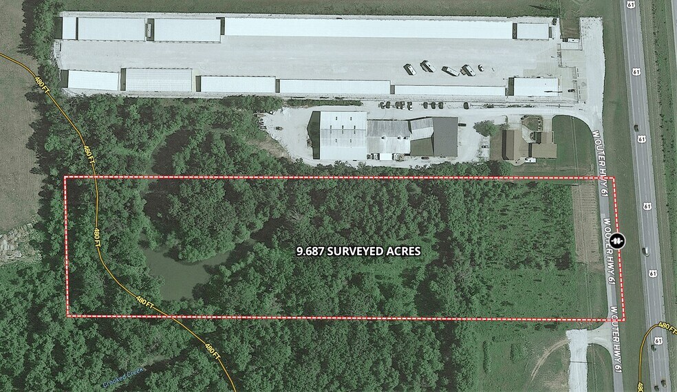 W Outer 61, Moscow Mills, MO 63362 9+/ Ac. West Outer Hwy 61