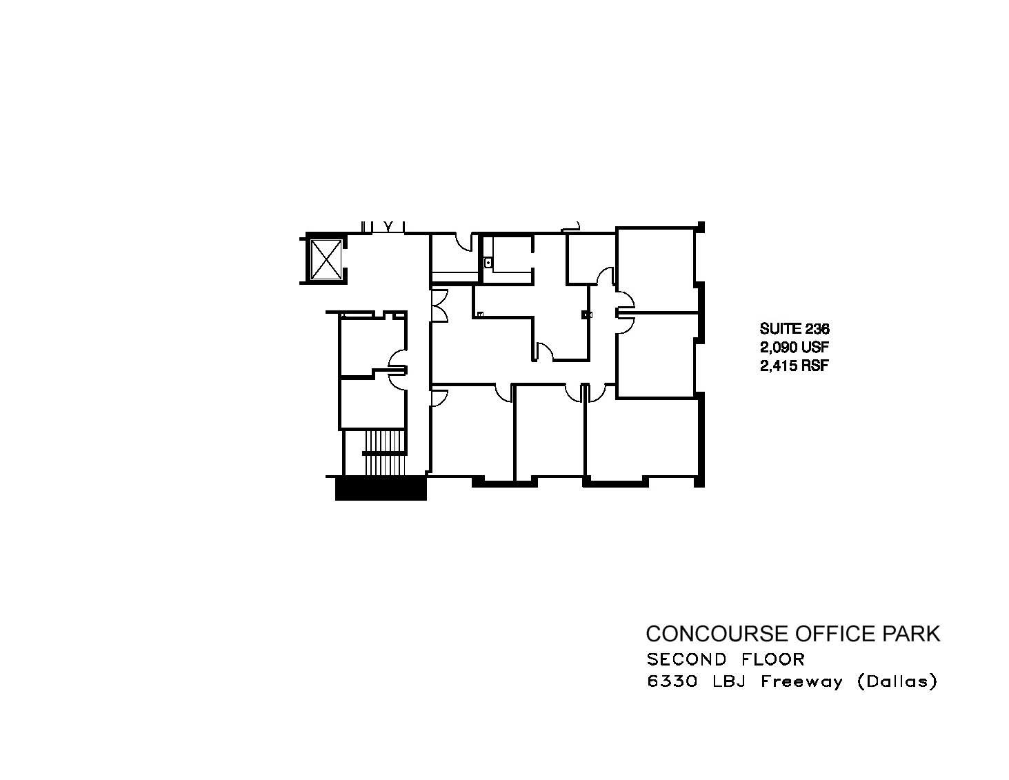 6350 LBJ Fwy, Dallas, TX for lease Floor Plan- Image 1 of 1