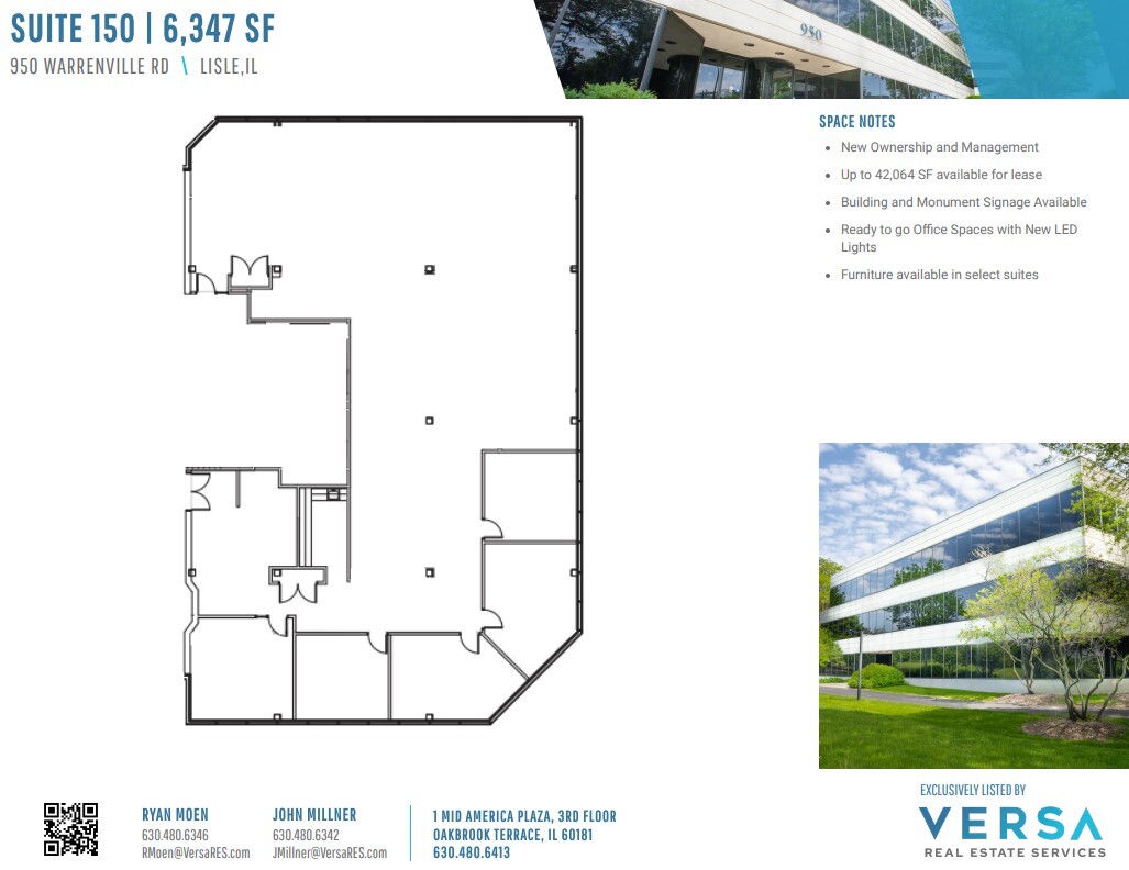 950 Warrenville Rd, Lisle, IL for sale Floor Plan- Image 1 of 2