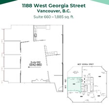 1188 W Georgia St, Vancouver, BC for lease Floor Plan- Image 1 of 1