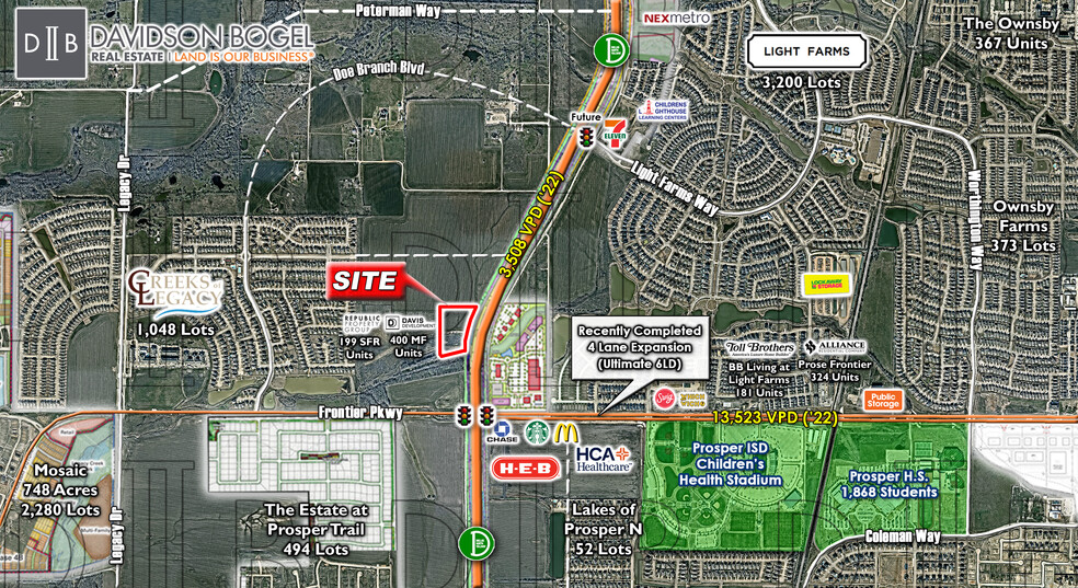 Celina - NWQ - DNT & Frontier Pkwy, Prosper, TX for sale - Building Photo - Image 2 of 3