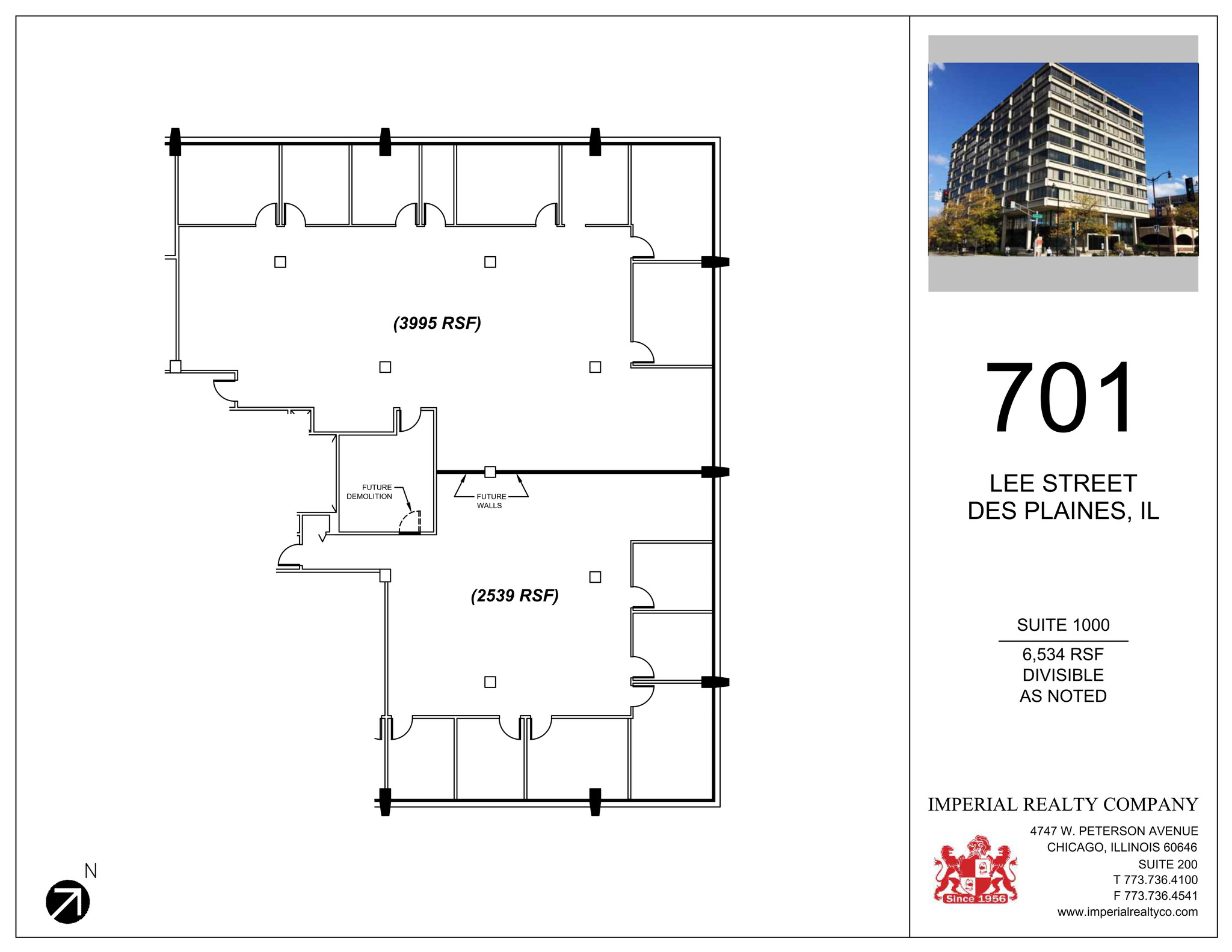 701 Lee St, Des Plaines, IL for lease Site Plan- Image 1 of 7