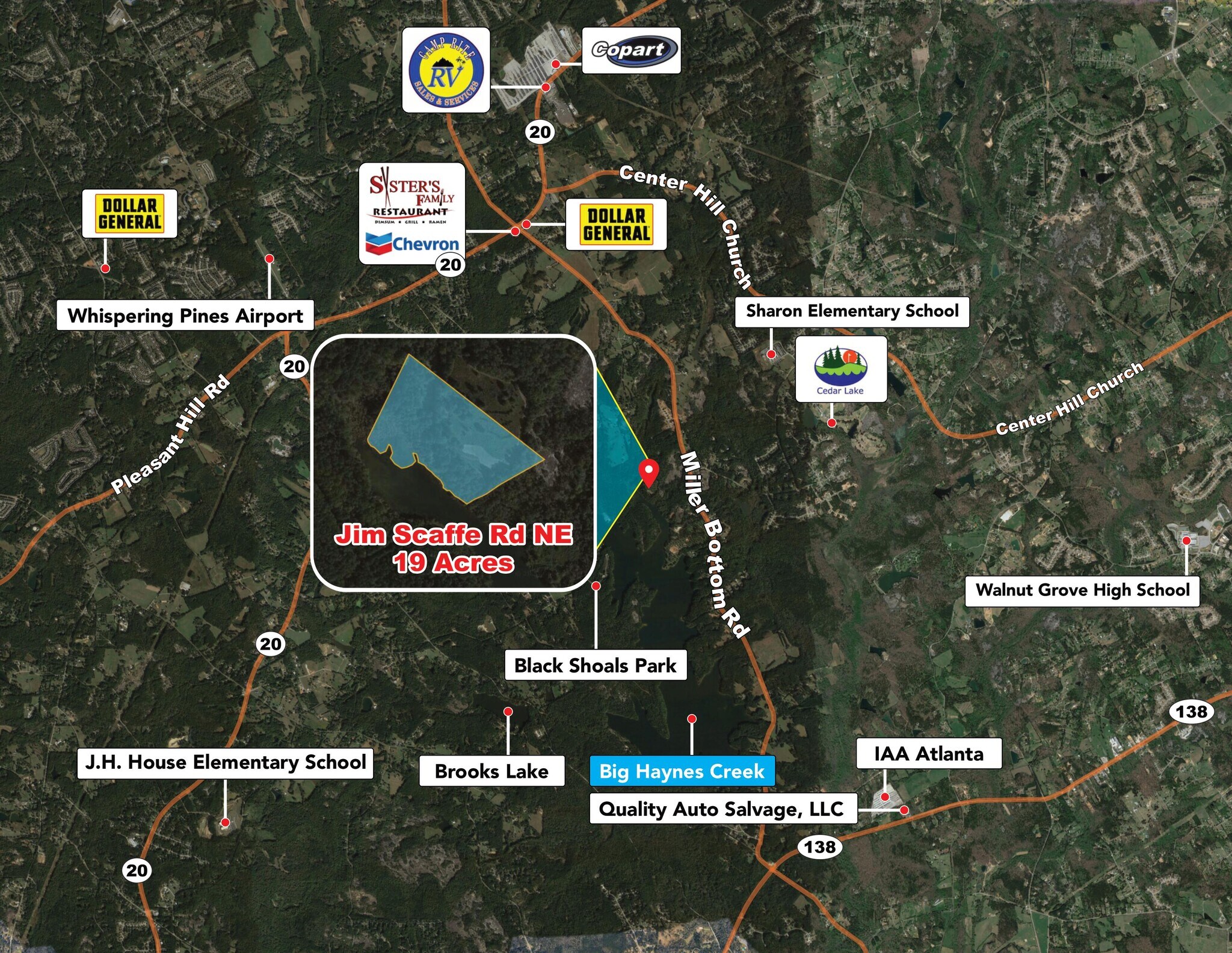 Miller Bottom Rd, Conyers, GA 30012 Land for Sale